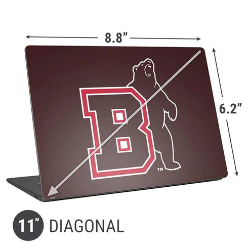 Brown University Bears Logo Universal Laptop 11in (8.8 x 6.2in) Skin