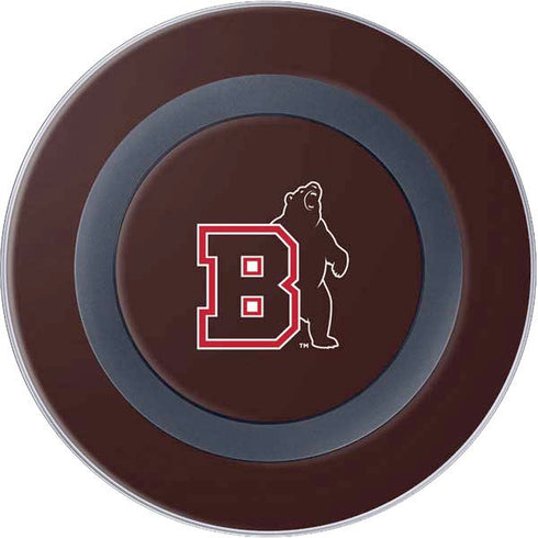Brown University Bears Logo Wireless Charger Skin