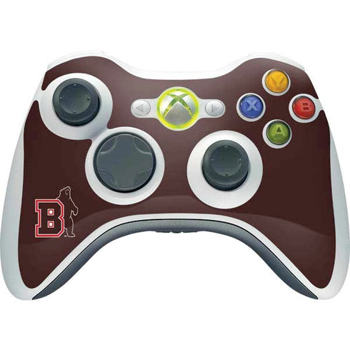 Brown University Bears Logo Xbox 360 Wireless Controller Skin