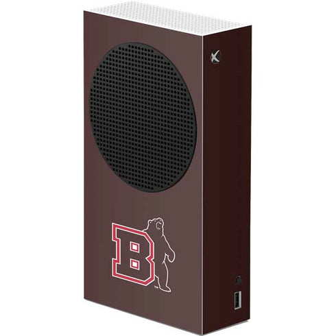 Brown University Bears Logo Xbox Series S Console Skin