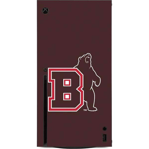 Brown University Bears Logo Xbox Series X Console Skin