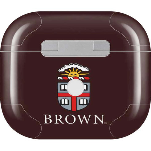 Brown University Primary Logo Apple AirPods (3rd Gen 2021) Skin