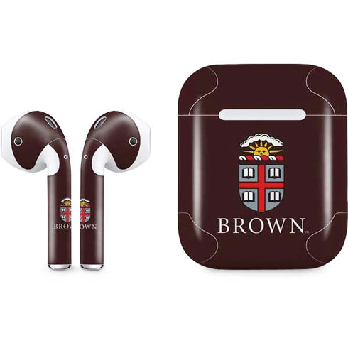 Brown University Primary Logo Apple AirPods Skin