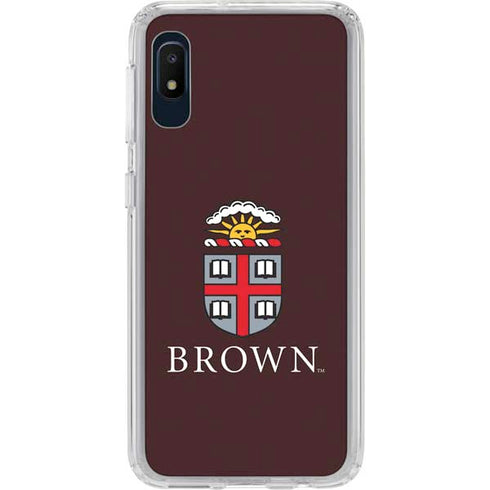Brown University Primary Logo Galaxy A10e Clear Case