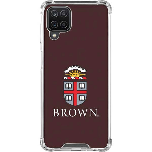 Brown University Primary Logo Galaxy A12 Clear Case