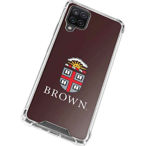 Brown University Primary Logo Galaxy A12 Clear Case
