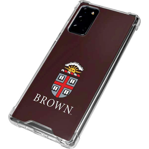 Brown University Primary Logo Galaxy Note20 5G Clear Case