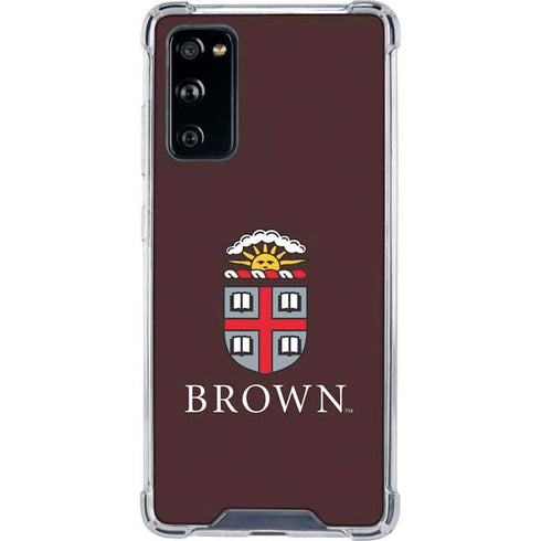 Brown University Primary Logo Galaxy S20 FE Clear Case