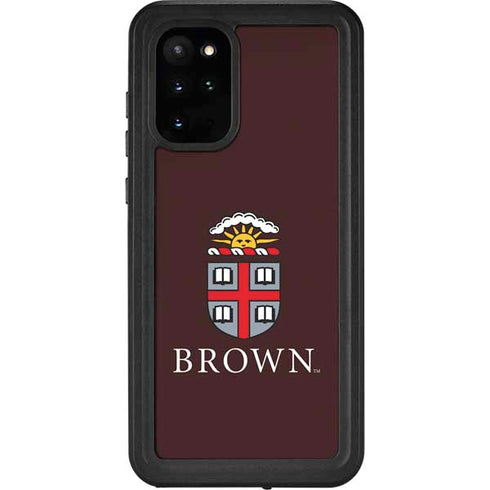 Brown University Primary Logo Galaxy S20 Plus Waterproof Case
