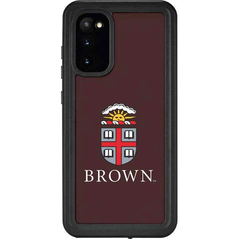 Brown University Primary Logo Galaxy S20 Waterproof Case