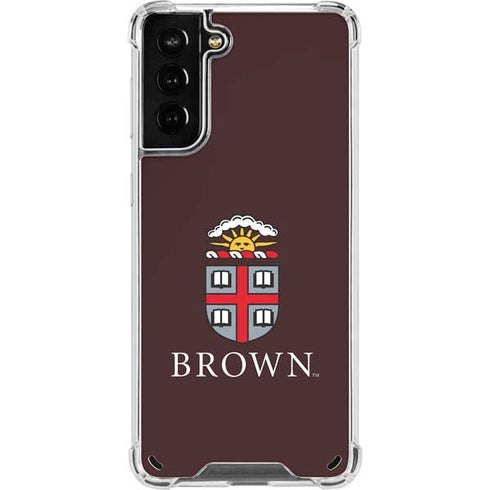 Brown University Primary Logo Galaxy S21 Plus 5G Clear Case