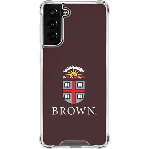 Brown University Primary Logo Galaxy S22 Plus Clear Case