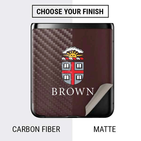 Brown University Primary Logo Galaxy Z Flip Skin