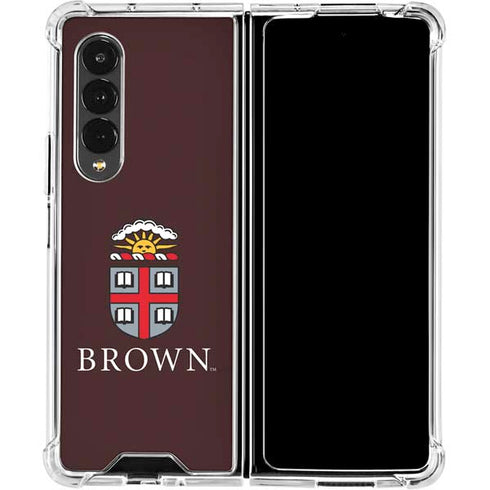 Brown University Primary Logo Galaxy Z Fold4 5G Clear Case