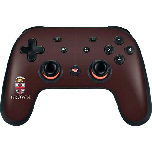 Brown University Primary Logo Google Stadia Controller Skin