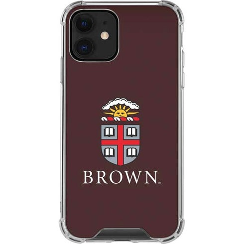 Brown University Primary Logo iPhone 12 Clear Case