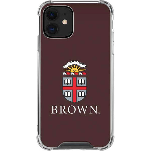 Brown University Primary Logo iPhone 12 Mini Clear Case