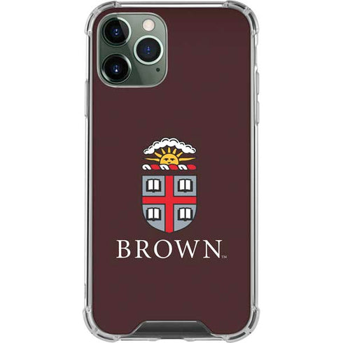 Brown University Primary Logo iPhone 12 Pro Clear Case