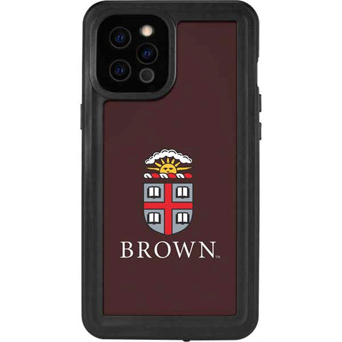 Brown University Primary Logo iPhone 12 Pro Max Waterproof Case