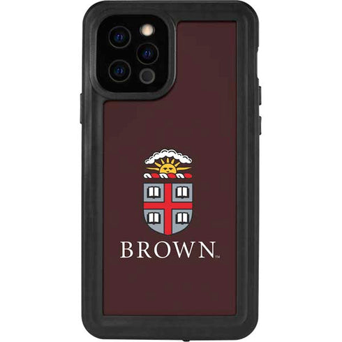 Brown University Primary Logo iPhone 12 Pro Waterproof Case