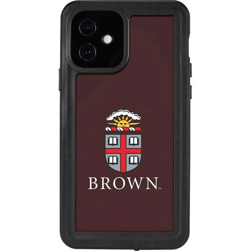 Brown University Primary Logo iPhone 12 Waterproof Case