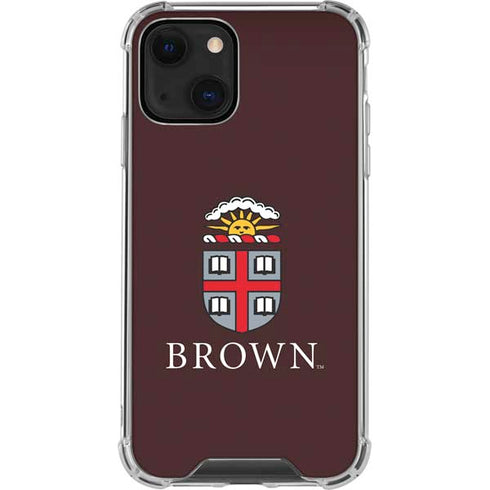 Brown University Primary Logo iPhone 13 Mini Clear Case