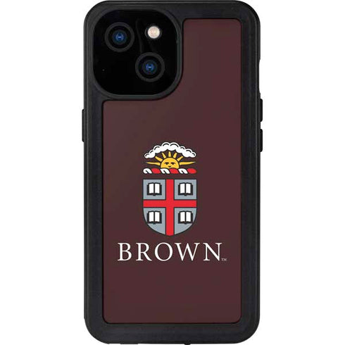 Brown University Primary Logo iPhone 13 Mini Waterproof Case