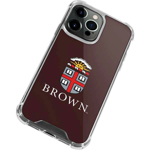 Brown University Primary Logo iPhone 15 Pro Clear Case