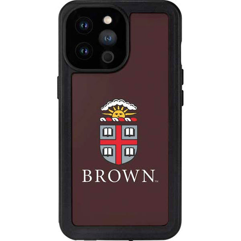 Brown University Primary Logo iPhone 14 Pro Max Waterproof Case