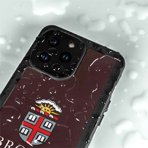 Brown University Primary Logo iPhone 14 Pro Max Waterproof Case