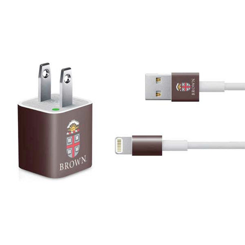 Brown University Primary Logo iPhone Charger (5W USB) Skin