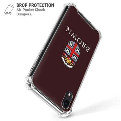 Brown University Primary Logo iPhone XR Clear Case