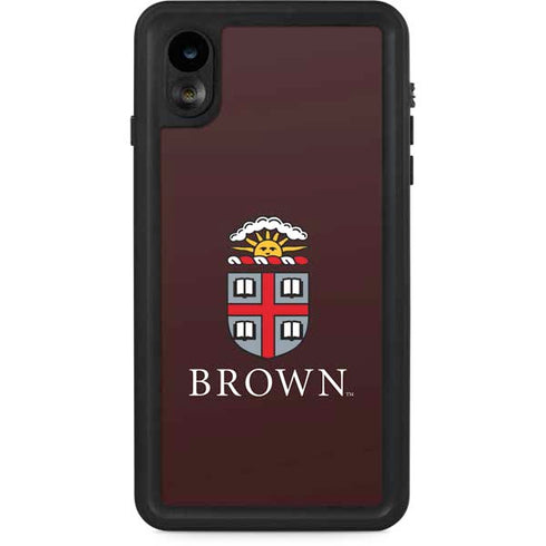 Brown University Primary Logo iPhone XR Waterproof Case