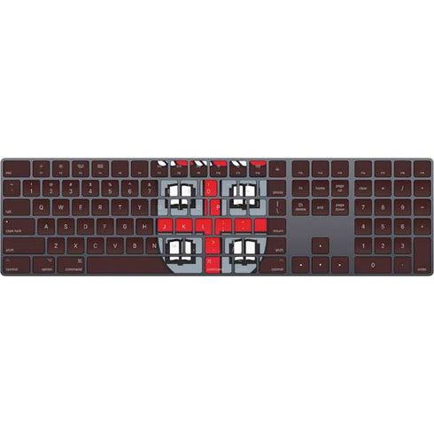Brown University Primary Logo Magic Keyboard with Numeric Keypad Skin