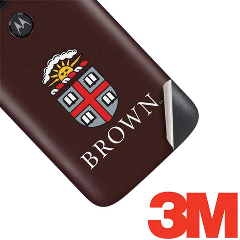Brown University Primary Logo Moto E5 Play Skin