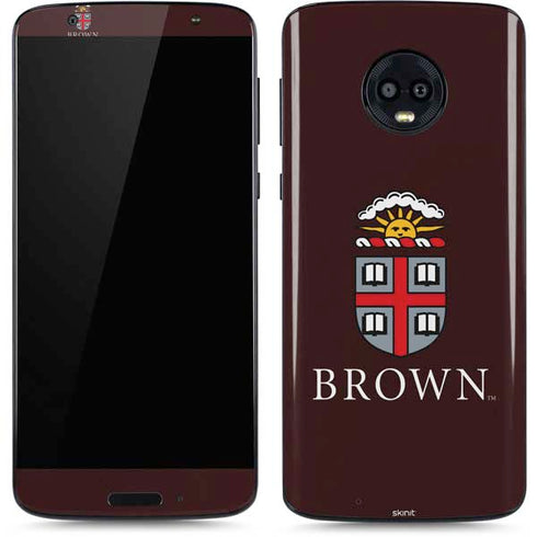 Brown University Primary Logo Moto G6 Skin