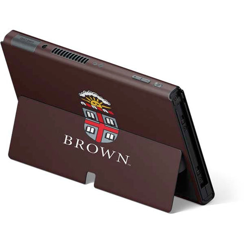 Brown University Primary Logo Nintendo Switch OLED (2021) Skin