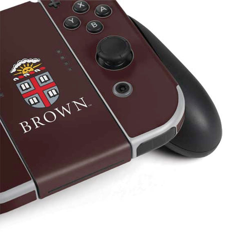 Brown University Primary Logo Nintendo Switch OLED (2021) Skin