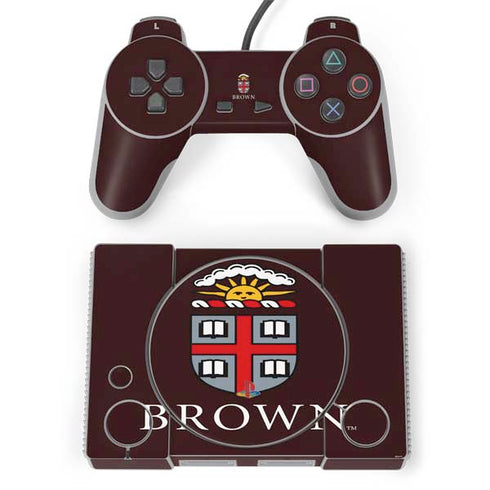 Brown University Primary Logo PlayStation Classic Bundle Skin