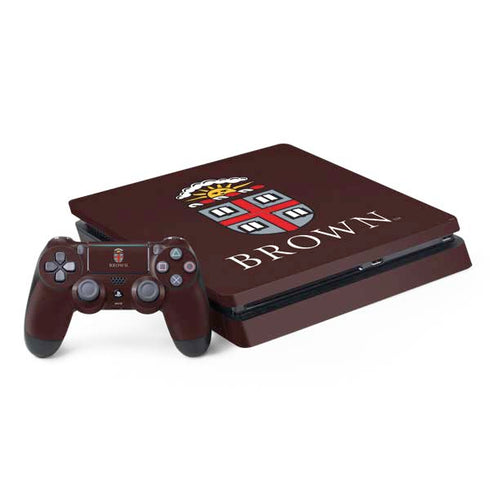 Brown University Primary Logo PS4 Slim Bundle Skin