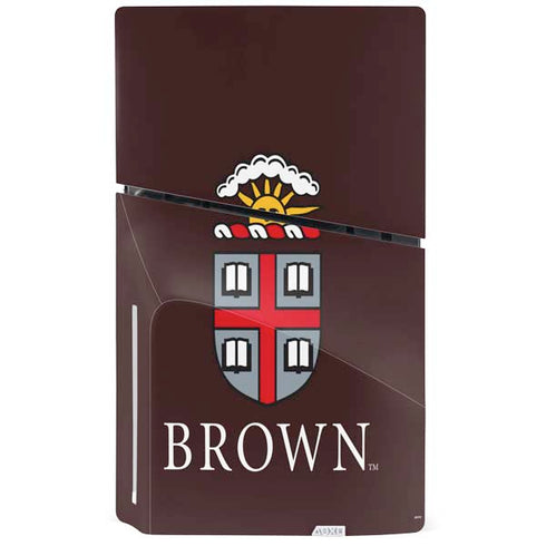 Brown University Primary Logo PS5 Slim Disk Console Skin
