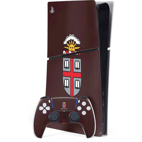 Brown University Primary Logo PS5 Slim Digital Edition Bundle Skin
