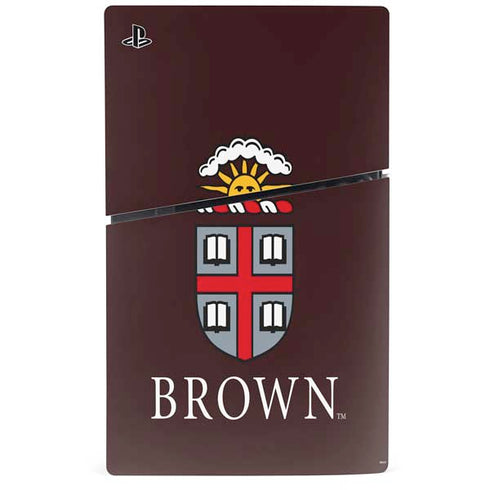Brown University Primary Logo PS5 Slim Digital Edition Console Skin