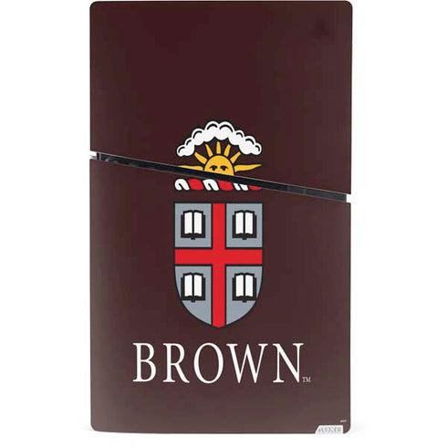 Brown University Primary Logo PS5 Slim Digital Edition Console Skin