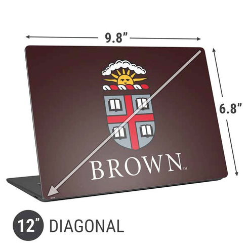 Brown University Primary Logo Universal Laptop 12in (9.8 x 6.8in) Skin