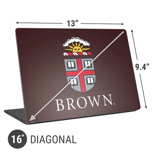 Brown University Primary Logo Universal Laptop 16in (13 x 9.4in) Skin