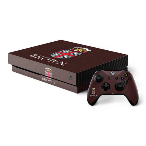 Brown University Primary Logo Xbox One X Bundle Skin