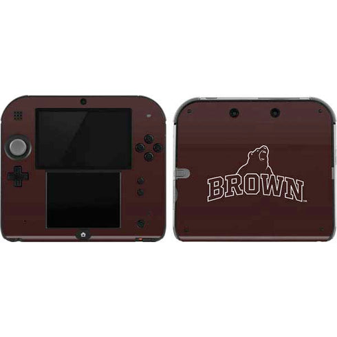Brown University Outlined Nintendo 2DS Skin