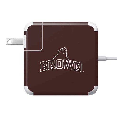 Brown University Outlined 85W Power Adapter (15 and 17 inch MacBook Pro Charger) Skin