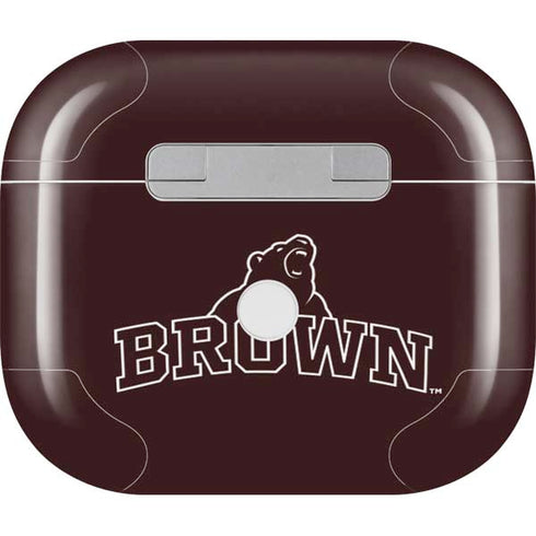 Brown University Outlined Apple AirPods (3rd Gen 2021) Skin